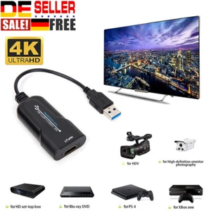 HDMI zu USB3.0 Video Capture Card Grabber 1080P Recorder Game Live Streaming DE - Bild 1 von 12