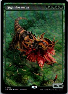 Fundaciones R Gigantosaurus (arte completo) 718 casi nuevas - Imagen 1 de 2