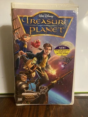 NEW Treasure Planet (VHS, 2003) Walt Disney Movie Clamshell Sealed* - Image 1 of 4