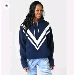 TORY SPORT Women’s French Terry Chevron Hoodie XL - Picture 1 of 8
