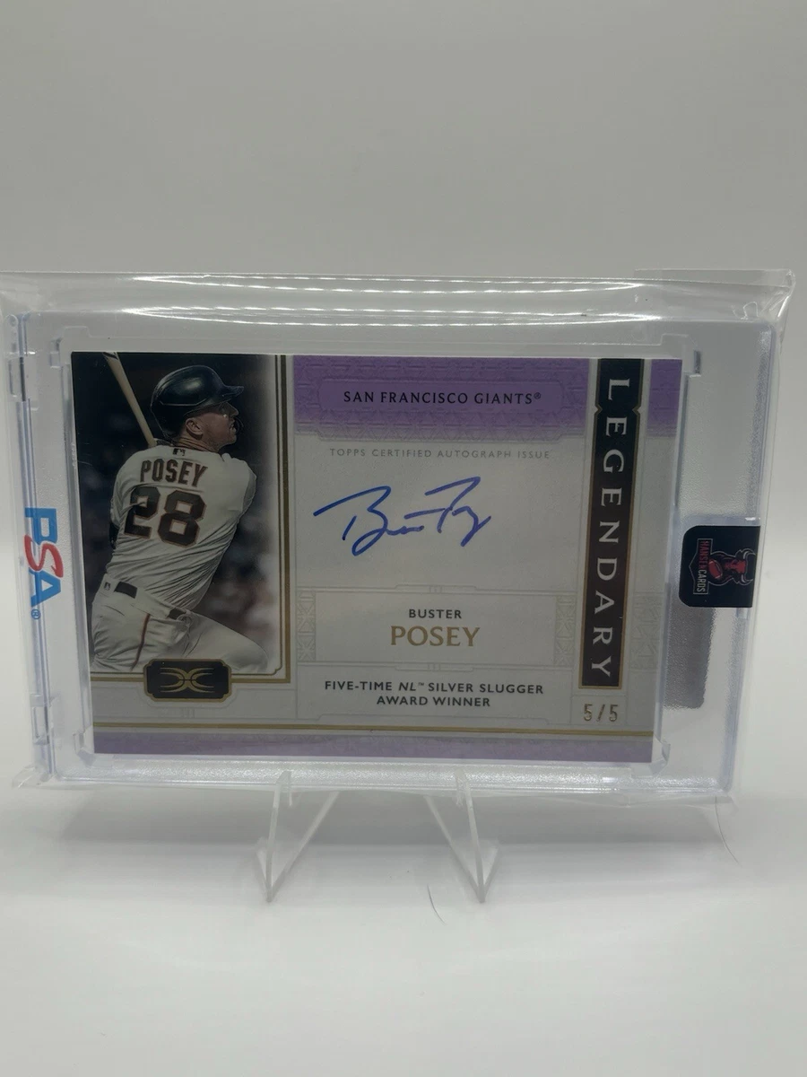 Topps Buster Posey Baseball Autographed Sports Trading Cards