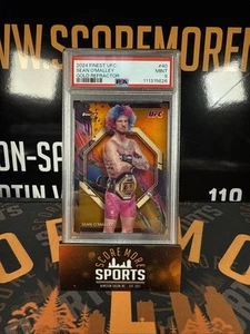 Sean O’Malley 2024 UFC Topps Finest Gold Refractor PSA 9 /50 - Picture 1 of 2