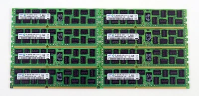 Samsung 64GB 8x8GB PC3L-10600R 1333MHz DDR3 ECC M393B1K70CH0-YH9 Server Memory - Image 1 of 3