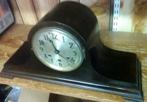 Uhr Vintage Hanson Clock Co. Rockford Ill. (deutsches Uhrwerk) - Bild 1 von 6