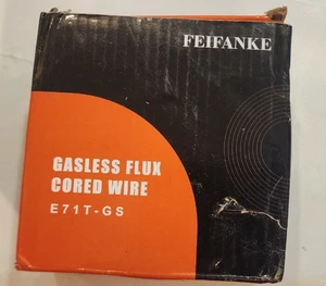 FEIFANKE - E71T-GS - Flux Core Wire- .035”/0.9 mm - Gasless Flux Core - 2 Lbs - Picture 1 of 5