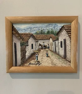 Vintage Painting Original Canvas - Picture 1 of 4