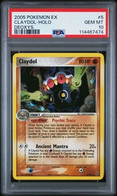 2005 POKEMON EX DEOXYS #5 CLAYDOL-HOLO PSA 10 - Image 1 of 2