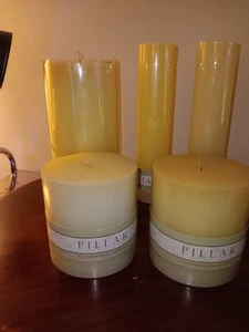 5er Set HomArt Stumpenkerzen - Bild 1 von 10