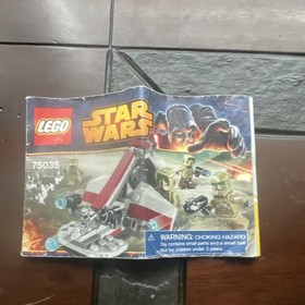 LEGO Star Wars 75035 Instruction Manual Booklet No Minifigs or Pieces