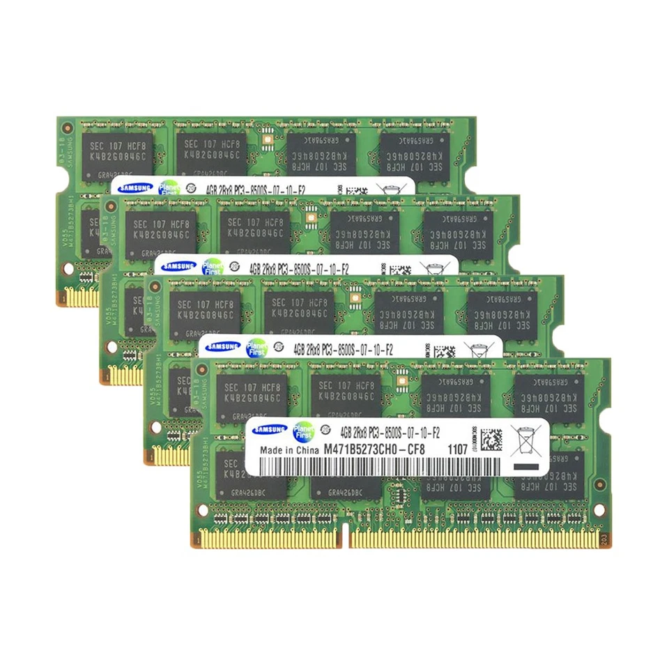 16GB Kit (4x 4GB) DDR3 PC3 1066MHz PC3-8500 CL7 Laptop Memory RAM for Apple iMac - Image 1 of 4