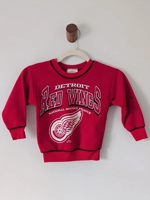 Sudadera Vintage Team Glasgow Detroit Red Wings Cuello Redondo 3t EE. UU. Foto 1 de 4