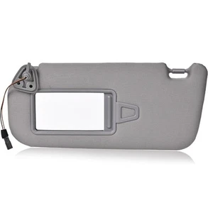2007 - 2010 Hyundai Elantra Sun Visor - Left / Driver Side, Gray W/ Mirror, New! - Picture 1 of 6