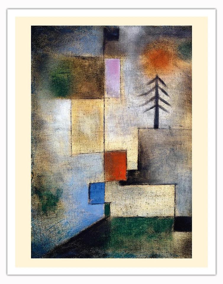 Cuadro pequeño de abetos de Paul Klee 1922 Foto 1 de 1