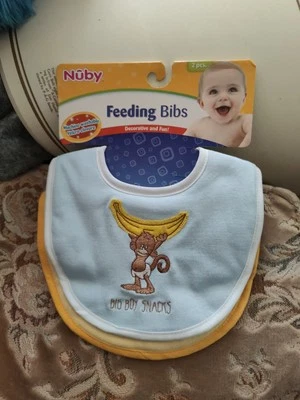 Nuby Feeding Bibs For Boys  - Image 1 of 2