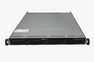 Supermicro 5019C-WR X11SCW-F 4B LFF 1U Server E-2174G 3.8GHz QC 32GB 2x 500W PSU - Image 1 of 4