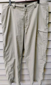 The North Face Herren Khaki Cargo Hose 36(38x28) Cargo Reißverschluss Weites Bein 👌 Zustand - Bild 1 von 15