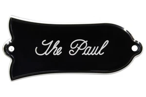 Engraved "The Paul" Truss Rod Cover for Gibson Guitars 2ply B/W - Picture 1 of 2