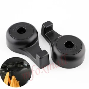 2X Black Car Accessories Seat Back Headrest Holder Hanger For Bag Universal Part - Picture 1 of 7