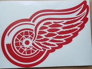 Detroit Red Wings Car Truck Window Vinyl Decal Sticker NHL 8" wide x 6" tall - Picture 1 of 1