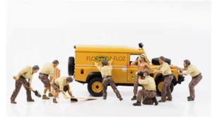 1:18 für American Diorama Engineering 8 Personen Set nur Figuren Auto nicht dabei - Bild 1 von 1