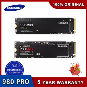 Disco de unidad de estado sólido interno Samsung 980/980Pro SSD NVME M.2 PCIe4 500 GB 1 TB - Imagen 1 de 11
