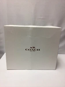 Coach Paper Box White COACH 12" x 10.5" x 4" EUC! - Picture 1 of 11