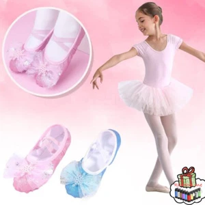 Children Girls Shoes Dance Warm Dance Ballet Performance Indoor Yoga Shoes - Picture 1 of 19