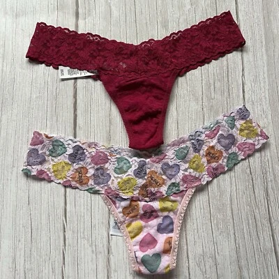 Tanga de tiro bajo de encaje Hanky Panky Signature Foto 1 de 2