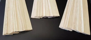 Balsa Wood Balsa Sheet 457mm long X 25mm Wide 0.8mm thick 15 Pieces In A Pack - Picture 1 of 1