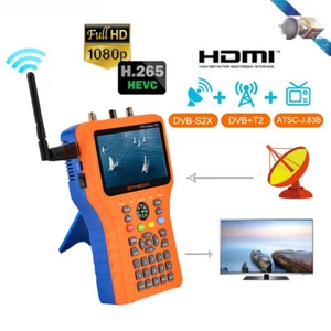 V8 Pro DVB-T/T2/C DVB-S/S2X Digital Signal Finder Terrestrial Satellite Meter UK - Picture 1 of 19