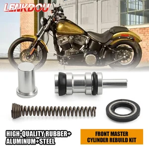 Front Brake Master Cylinder Rebuild Kit For Harley Softail Sportster Single Disc - Picture 1 of 8