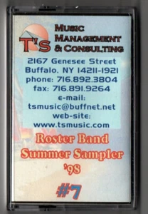 BUFFALO MUSIC ROSTER BAND SUMMER SAMPLER #7 1998 T'S MUSIC MANAGEMENT PROMO - Picture 1 of 3