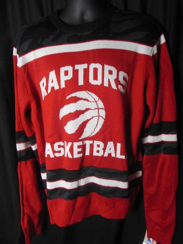 Toronto Raptors Men's NBA Ugly Christmas Sweater Size Large Cover