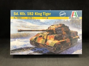 Italeri Sd. Kfz. 182 King Tiger Tank 1:72 Scale Plastic Model Kit 7004 NISB - Picture 1 of 6