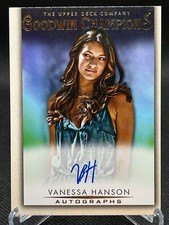 2021 Upper Deck Goodwin Champions Vanessa Hanson Auto On Card Model