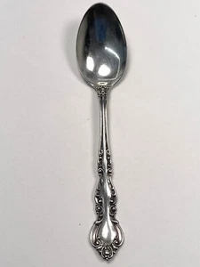 Antique 1881 WM ROGERS & SON Victorian Classic 6" Silverplate TEASPOON *Flaws* - Picture 1 of 4