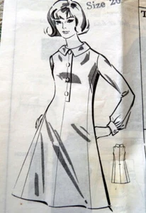 *LOVELY VTG 1960s DRESS Sewing Pattern 20/40 - Picture 1 of 1