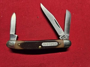 Old Timer Schrade #1080T Vintage 3 Blade Pocket Knife. Unsharpend. No Box. USA. - Picture 1 of 5