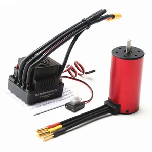 S3670 2650KV Brushless Motor Sensorless Waterproof Motor and 120A Brushless G4J7 - Picture 1 of 8