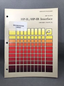 Hewlett Packard HP-IL HP-IB Owner's Manual, 82169A - Imagen 1 de 3