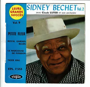 Sidney Bechet & Claude Luter Record 45 RPM Petite Fleur - Tiger Rag - Vogue 7553 - Picture 1 of 3