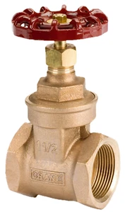 3 x Crane D151A 1/2" BSP female wheelhead gate valve in DZR brass. PN20 - Picture 1 of 3