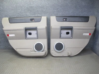 HUMMER H2 2003-2004 PUERTA TRASERA IZQUIERDA Y DERECHA INTERIOR EMBELLECEDOR PANEL JUEGO DE 2 Foto 1 de 4