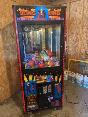 Coastal Amusements Bling King Claw Crane Plush Prize Redemption Arcade Machine - Image 1 of 3