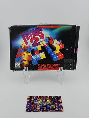 Tetris 2 (Super Nintendo Entertainment System, 1994) - CIB - Image 1 of 2