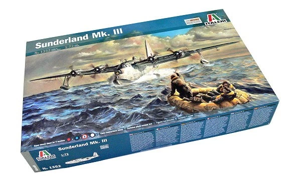 ITALERI 1352 Aircraft Model 1/72 Sunderland Mk. III Scale Hobby T1352 - Image 1 of 1