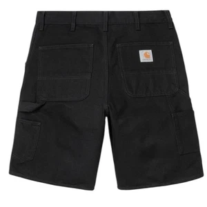 Carhartt Loose Fit Canvas Utility Work Cargo Shorts Men's 38 x 10 BSO147-M Black - Picture 1 of 12
