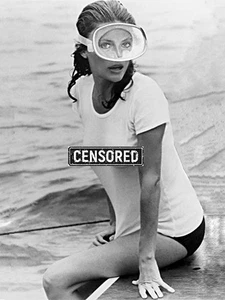 Póster The Deep Jacqueline Bisset Camiseta Blanco Húmedo 24x18 Póster - Imagen 1 de 1