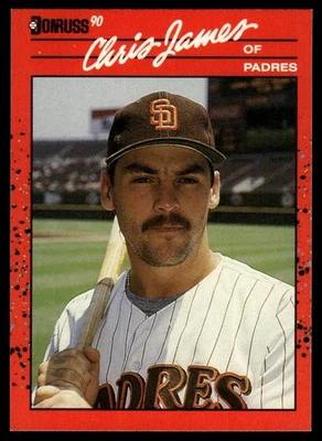 1990 Donruss #323b Chris James Leaf, Inc - Image 1 of 2