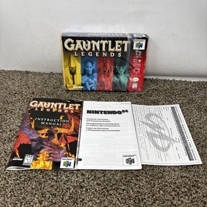 Gauntlet Legends (Nintendo 64, 1999) BOX AND MANUAL ONLY NO GAME - Bild 1 von 10